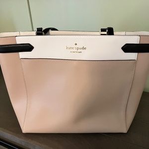 Kate Spade Staci Color block laptop tote